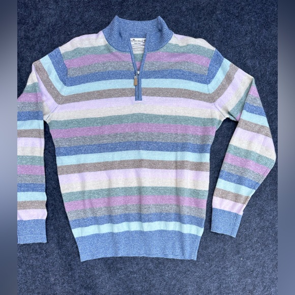 Peter Millar Crown Fleece Sweater Medium Golf - Picture 7 of 10